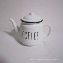 Customized color Splatter Enamel Teapot Coffee Pot With Lid